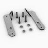 Aftermarket Front and Rear Tie-Downs Bracket Kit for with Harley-Davidson 2006-2023 Electra Glide, Street Glide Touring Models - All Parts Included, Gloss Black (Front Tie-Downs Bracket Kit) view 2