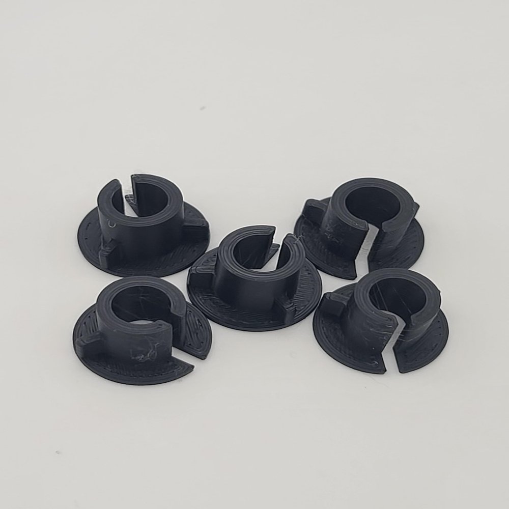 5pk Universal Super-8 to 8mm Film Reel Adapter Durable Reinforced PETG Reel Hub/Spindle Converter for Movie Projectors & Film Scanners (Super 8 Reel to Regular/Standard 8 Take-Up) (5)
