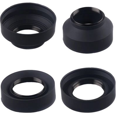 49mm 52mm 55mm 58mm 62mm 67mm 72mm 77mm 3-Stage 3 in1 Collapsible Rubber Foldable Lens Hood for Canon DSIR Lens Camera Excellent(58mm)