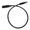 3.5mm to RJ9 Phone Headset with 31cm for Office Telephone Systems, Black, 1-Pack view 2