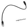 3.5mm to RJ9 Phone Headset with 31cm for Office Telephone Systems, Black, 1-Pack view 4