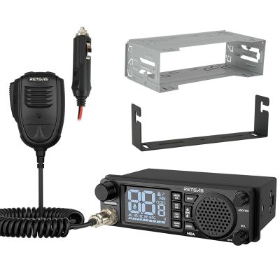 Retevis MB4 DIN CB Radio with AM/FM and NRC Noise Canceling