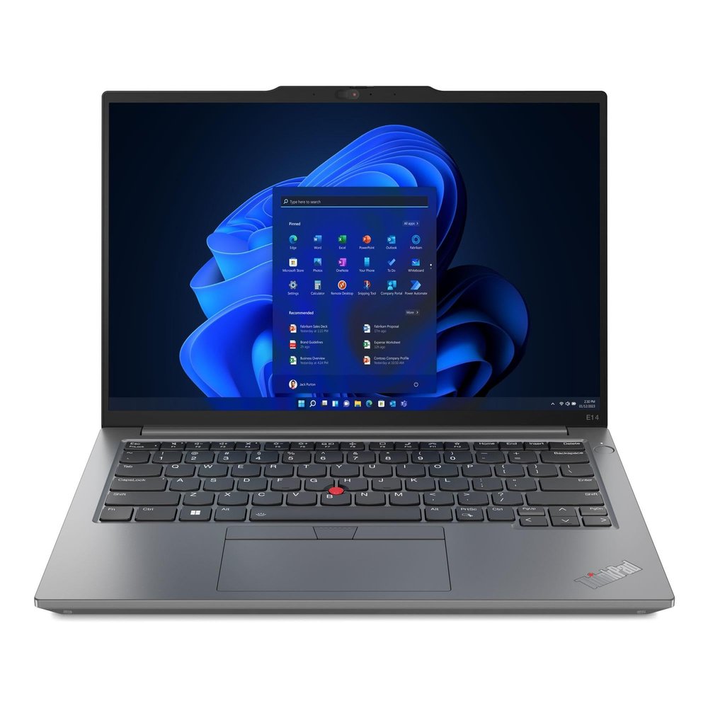 Lenovo ThinkPad E14 Gen 5 Laptop, Intel 10-Core i5-1335U, 14" WUXGA IPS Display, Intel Iris Xe Graphics, 24GB DDR4 1TB SSD, Backlit KB, Fingerprint, Thunderbolt 4, HDMI 2.1, Win10 Pro