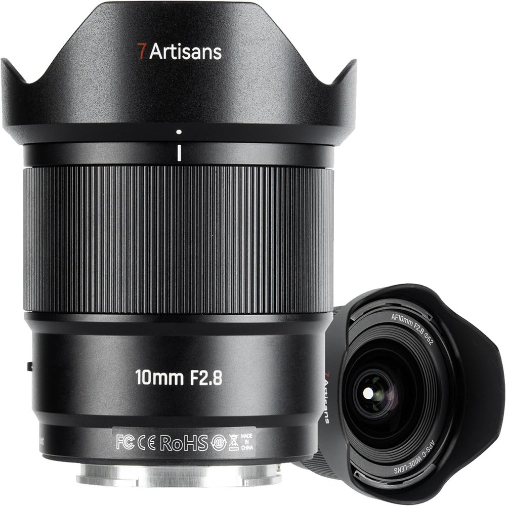 7artisans AF 10mm F2.8 Auto Focus APS-C Mirrorless Cameras Lens,105.3 Ultra Wide Angle for Vlogging/Selfies/Video/Travel/Portraiture/Street Photography/Humanistic Subjects (for Nikon Z Mount)