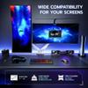 ARES WING Dual Monitor Arm for 17-35 Inch Flat Curved Ultrawide Screens Up to 26.5lbs, Fully Adjustable Dual Monitor Mount, C-Clamp & Grommet Base, 75/100 Vesa Mount, White view 2