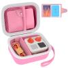 Case Compatible with Yoto Mini (2024 Edition) Kids Screen-Free Bluetooth Audio Player & Card Storage Holder for up to 24 Cards - Pink view 1