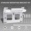 2 in 1 Router Mount&Power Supply Brackets Holder for Starlink Gen 3 for StarLink V3 -for StarLink Internet Kit Satellite Space-Saving ABS Wall Shelf Stand view 4