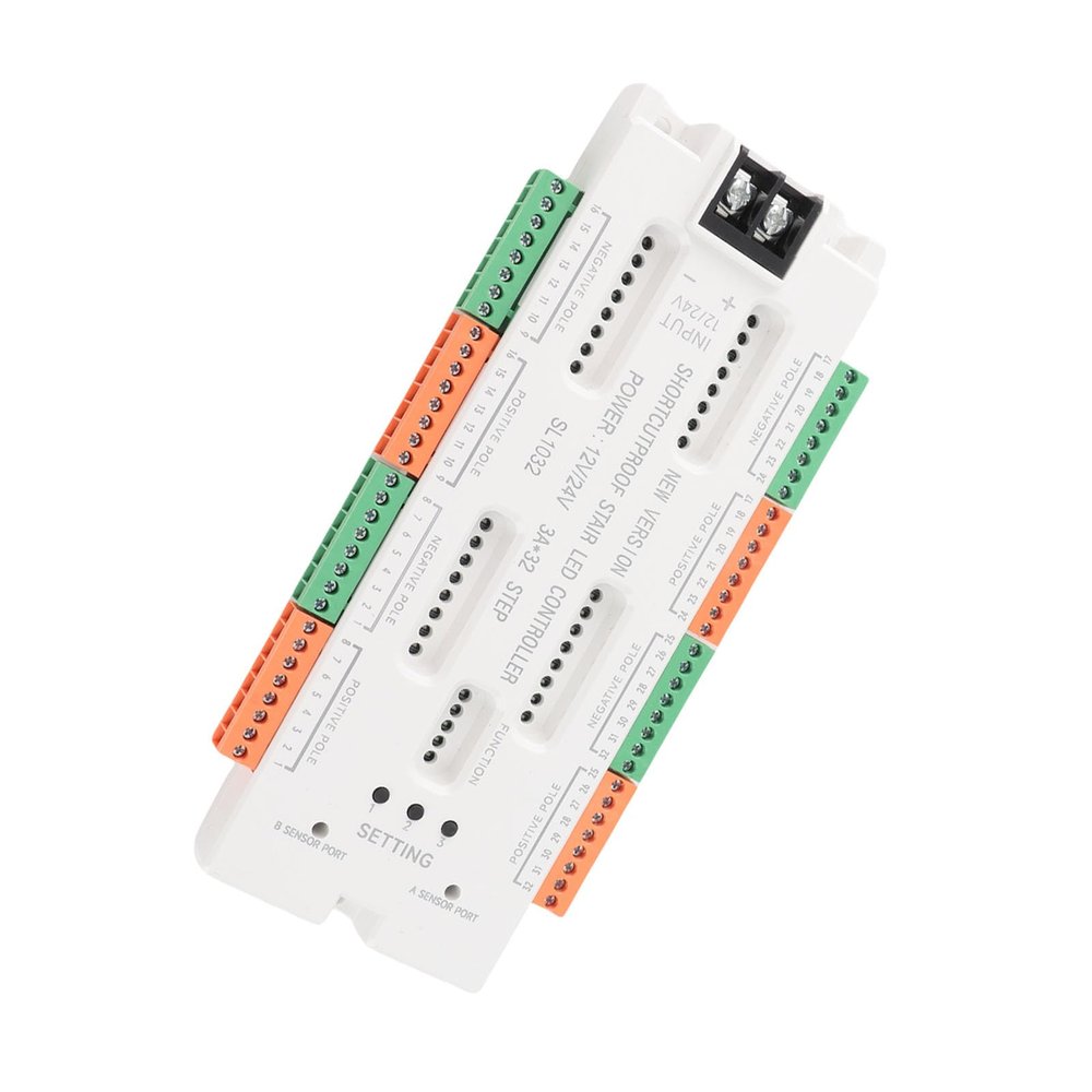 CHICIRIS Motion Sensor LED Stair Light Controller Cascaded Intelligent System for Stairway Light Control for Home Shopping Center - MysticalFantasy Retardant ABS Material
