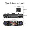 360 View 5 Channel Dash Cam Car Camera Dash Cam Front and Rear Degree 5 Channel for Cars Front and Rear Inside Left Right Baby Car Camera, Built-in WiFi Night Vision,64GB Card Included view 2