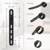12-Pack Reusable Silicone Cable Ties  Adjustable Lock Buckle Cord Organizer Wraps for Travel, Home, and Office Wire Management view 2