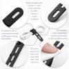 12-Pack Reusable Silicone Cable Ties  Adjustable Lock Buckle Cord Organizer Wraps for Travel, Home, and Office Wire Management view 3