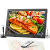 Desobry 14 Portable TV, 1080P Rechargeable Small Mini TV for Bedroom Camping Kitchen, LCD TV Support HDMI, USB, AV, Built in Digital Tuner, Stand, Dual Speakers view 1