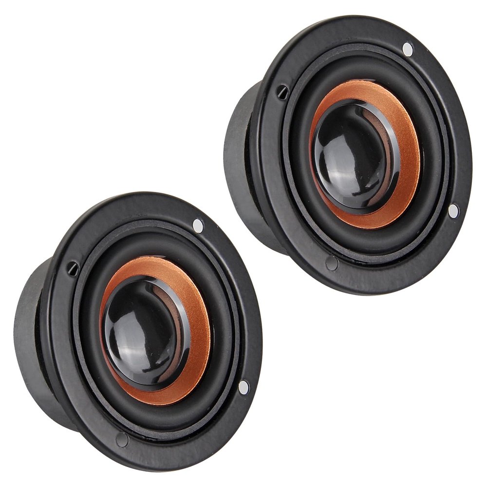 2Pack 2" 63mm 4 Ohm 5W Full Range Stereo Woofer Loudspeaker 2inch, Audio Speaker Replacement for Arduino Projects & DIY Electronics