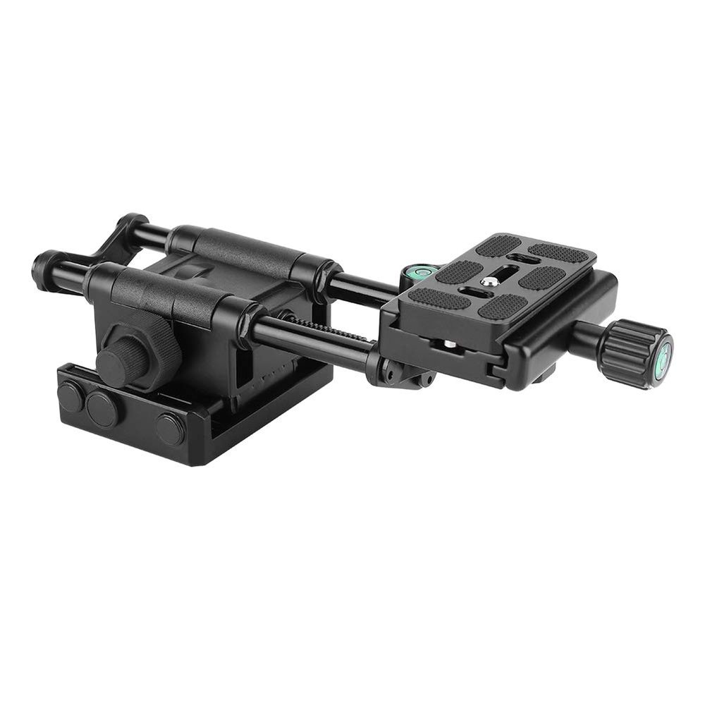 KIMISS Vm 10 Macro Camera Slider Adjustable DSLR Focusing Rail with Holder Adapter