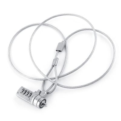 CHICIRIS Laptop Lock Cable Chain Theft Deterrent, 4-Digit Resettable Function for Maximum Security, Compatible with All Notebooks, Convenient Operation for Desktops