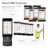 SMA25R Net GNSS RTK Survey System Handheld High Precision Positioning Receiver with Collector, CORS Connection, 10cm Accuracy by PPP, Tilt Compensation, for Land Surveying, Construction view 2