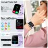 Smart Watch with Alexa Built-in, Bluetooth Calls/Notifications, 1.83" HD Health Fitness Tracker, 24/7 Heart Rate and Sleep Tracking, 120+ Sports Modes, IP68 Waterproof for iPhone and Android (Purple) view 2