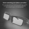 YUEHISY DLP Link 3D Glasses, Rechargeable Active Shutter Glasses, Compatibility with Active Shutter Technology, for 2500 3000 Pro 3500 Pro view 3