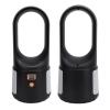 CHICIRIS Bladeless USB Desk Fan Quiet Portable 6 Speeds Wind Cooling Fan for Home Office Bedroom (Black) view 4