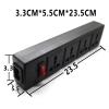PDU IEC 320 Power Strip Output Socket Network Cabinet Rack Switch 250v 13A IEC-C14 Port Hanging Socket Extender(904 Extend) view 4