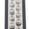 12 Terminal k Distribution Block Kit, Bus Bar Distribution System, Heavy Duty Electl Block with S ection, Panel Mount view 3