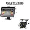 4.3 Inch Backup Camera System, Universal Rear View Monitor with Expandable Dual Camera Setup, DIY Installation for Cars, Trucks, SUVs - Complete Kit view 2