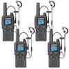 FRS Walkie Talkies Long Range for Adults,Rechargeable FWCN30A Radios with NOAA Family 2 Way Radio with Earpiece 1250mAh Flashlight USB for Camping Hiking Cruise,4Pack view 1