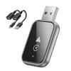ZJFSFH Wireless CarPlay Adapter for Mini Hatch, Plug & Play Fast Auto-Connect, Upgrade from Wired CarPlay to Wireless 2-in-1 Converter,Glossy view 1