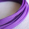 10M Expandable PET Cable Sleeves - Flat Tight Braided Wire Snakeskin Protector for Cables(Purple,3mm) view 1