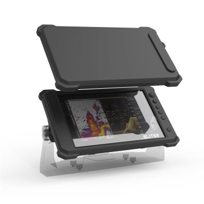 HOLACA Protective Silicone Cover Case for Lowrance Elite FS 9 inch Fishfinder/Chartplotter, Full-Coverage and Anti-Scratch Skin