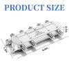 8-Way Coaxial Cable Splitter 5-2400MHz, 8 Ports Mini Digital Splitter Work with Satellite Cable TV and Internet, CATV Antenna System Modem view 2
