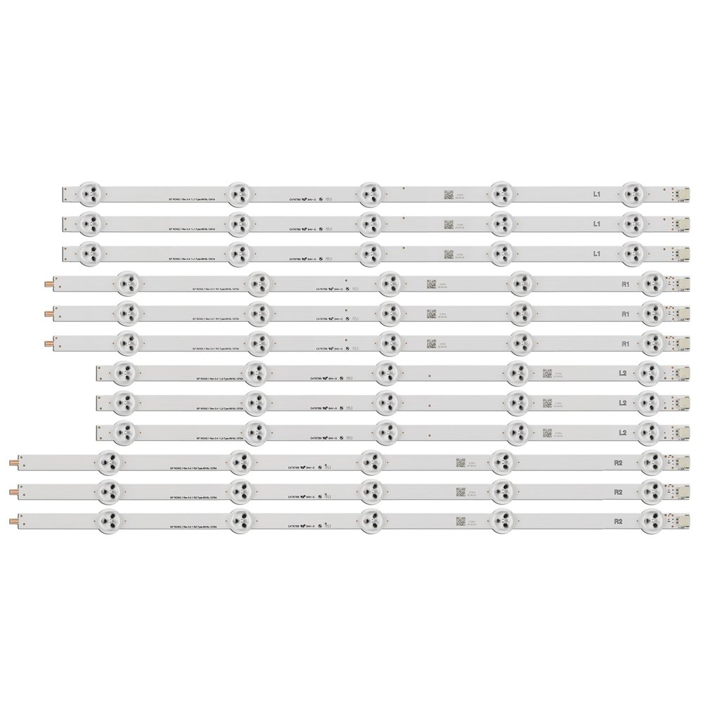 12pcs TV LED strip For 50LN5400-UA 50LN5700-UA 50LN5750-UH 50LN5750 50LN5404 50LN5130 50LA6208 50LN540V 50LA6205 LC500DUE-SFR2