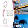 Pixel Filter Keychains,Funny Pixel Stylized Lens Keychain,Pendant Gift for Backpack Handbag Car Key view 2