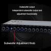 9-Band Audio Equalizer, Car EQ Crossover Power Amplifier, Intelligent Noise Reduction, Independent Subwoofer Adjustment, CD/Aux inputs, for Car and Home view 4