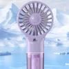 BELOWSYALER Portable Handheld Misting Fan,4 Speed Personal USB Water Fans for Makeup Travel Outdoor view 4