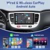 [4Core 64G] Car Radio for Kia Rio 2005-2011, Volxcereo 9 inch Android Touchscreen Stereo with Carplay/Android Auto, GPS Navigation, WiFi, Bluetooth, SWC, FM/RDS, 2G+64G view 3