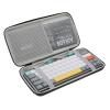 BELOWSYALER Keyboard Case,Hard Shell Travel Carrying Bag Dust Cover Zipper Carrying Case Protector Sleeve Skins Pouch Bags for NuPhy Air60 V2 Keyboards view 3