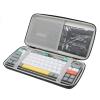 BELOWSYALER Keyboard Case,Hard Shell Travel Carrying Bag Dust Cover Zipper Carrying Case Protector Sleeve Skins Pouch Bags for NuPhy Air60 V2 Keyboards view 4