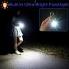 135dB Rechargeable Personal Safety Alarm Strobe Light Flashlight Keychain Siren for Women, Girls, College, School Students Emergency SOS Alerts Loud Sound Hiking Alarm Torchlight Bear Deterrent. Gold view 4