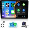 10.1-Inch Car Stereo Radio for Chevy Equinox 2005 2006 2007 2008 2009 First Generation with Apple with Carplay & Android Auto GPS Navigation AHD Backup Camera Bluetooth WiFi SWC [2+32GB] view 1