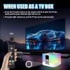 KINMRIS Z1 Mix Bluetooth Speaker TV Box 4K, Android 15.0 Smart Speaker with Lights, H313 Quad-core, 2.4GHz + 5GHz WiFi, TV Speakers Wireless for Home/Party/Outdoor view 4