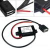 FABULETTA DC 12V to 5V 3A Step-Down USB Female Converter Adapter with Voltage Regulator for Car Charger and 5V Electronic Devices view 2
