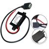 FABULETTA DC 12V to 5V 3A Step-Down USB Female Converter Adapter with Voltage Regulator for Car Charger and 5V Electronic Devices view 3