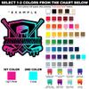 Custom Hockey Drip Sports Sticker Personalized Ice Hockey Team Player Name and Number Waterproof Die-Cut Vinyl Stickers for Water Bottle, Tumbler, Laptop, Scrapbook, Phones, Cute Gifts for Her Him view 2