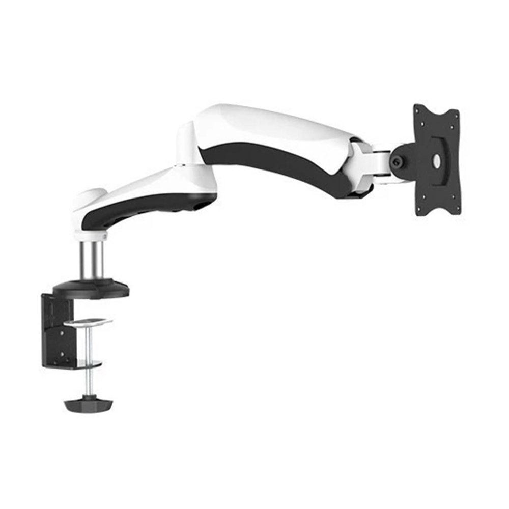 GVMUKNYE Single LCD Monitor Desk Mount Bracket Swivel Upwards-