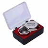 Metal Jewelry Magnifying Glass Tool Eye Foldable Triple view 1