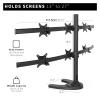 GVMUKNYE Computer Monitor Desk Stand, Heavy Duty, 6 Screens Up to 27 Inches view 2
