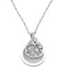 Pendant Necklace Magnifying Glass with Floral Pattern Sweater Chain Portable Good for Reading view 1