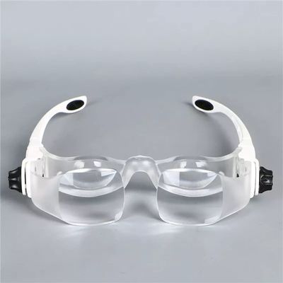 3.8X Magnifying Glass TV Stand Glasses with Phone Holder and Case