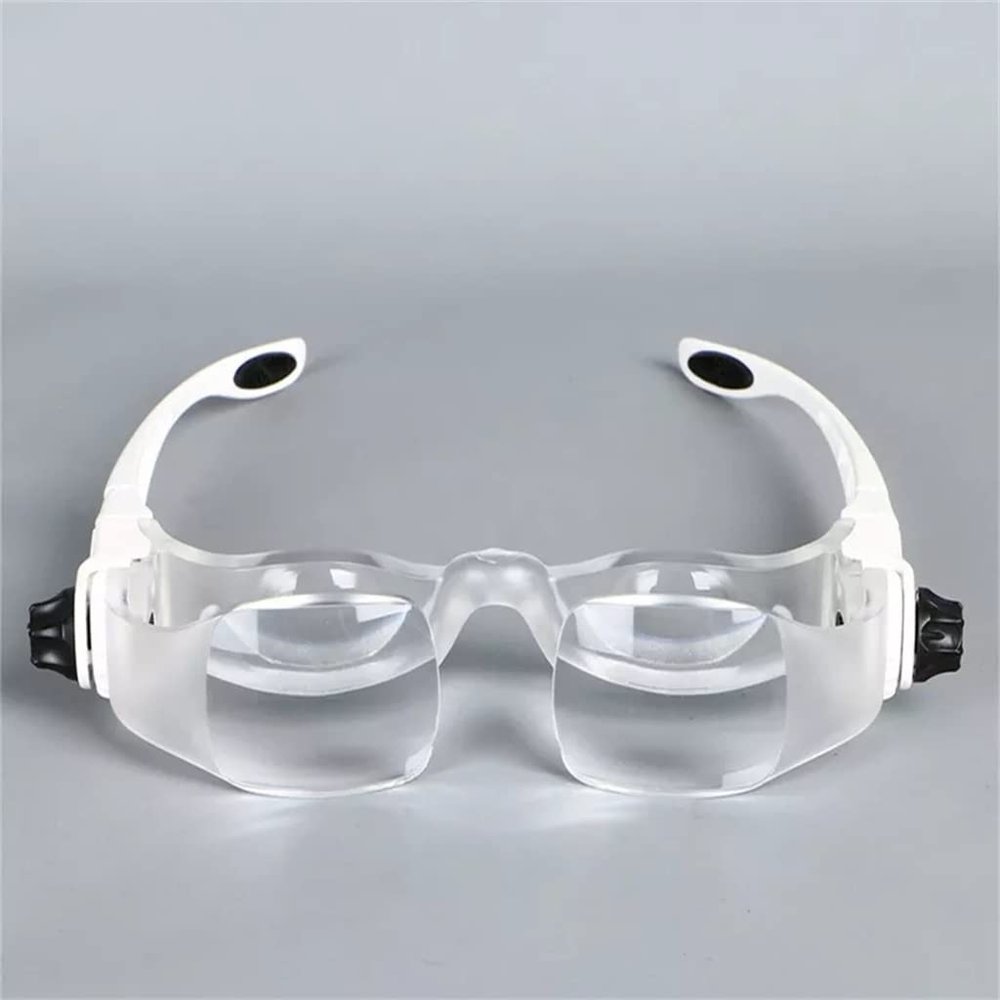 3.8X Magnifying Glass TV Stand Glasses with Phone Holder and Case
